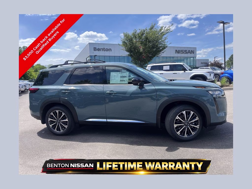 2026 Baltic Teal Nissan Pathfinder Platinum FWD SUV