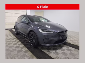 2022 Gray Tesla Model X Plaid AWD SUV