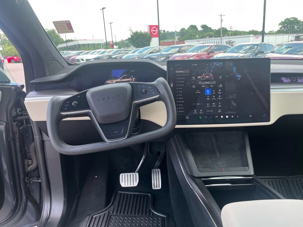 2022 Gray Tesla Model X Plaid AWD SUV