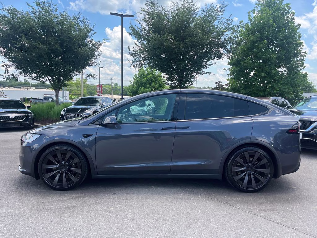 2022 Gray Tesla Model X Plaid AWD SUV