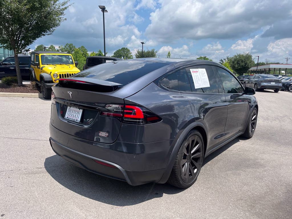2022 Gray Tesla Model X Plaid AWD SUV