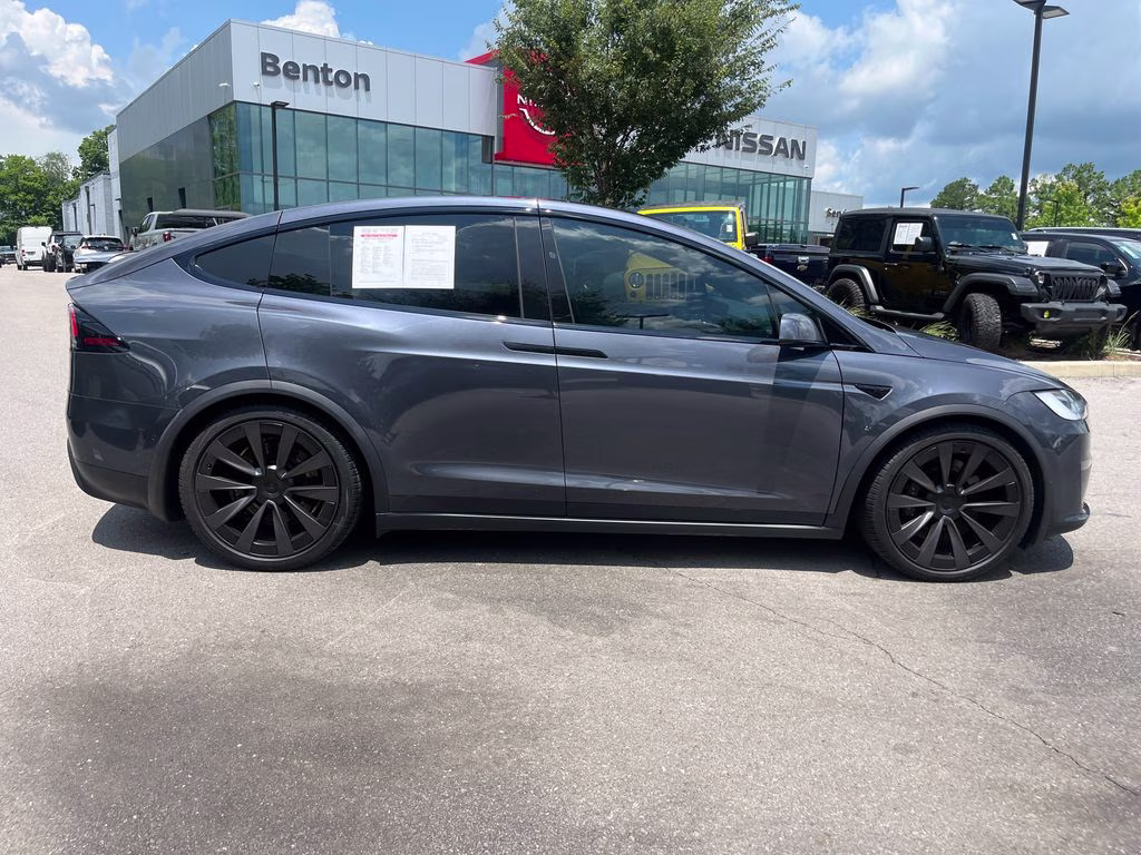 2022 Gray Tesla Model X Plaid AWD SUV