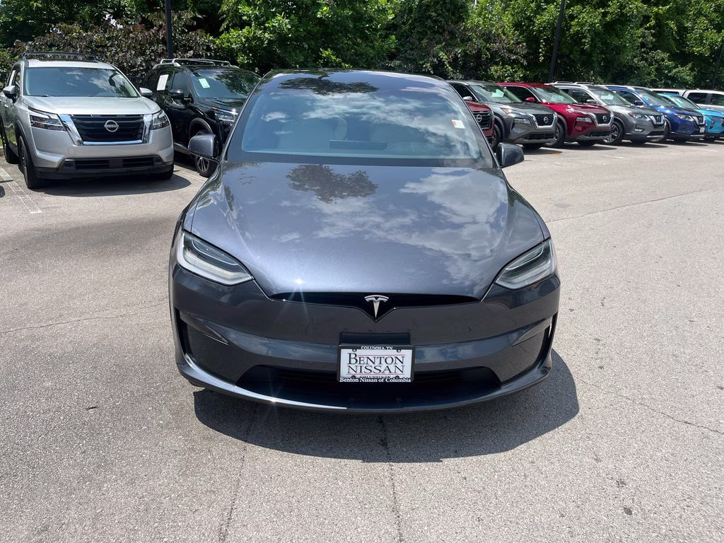 2022 Gray Tesla Model X Plaid AWD SUV