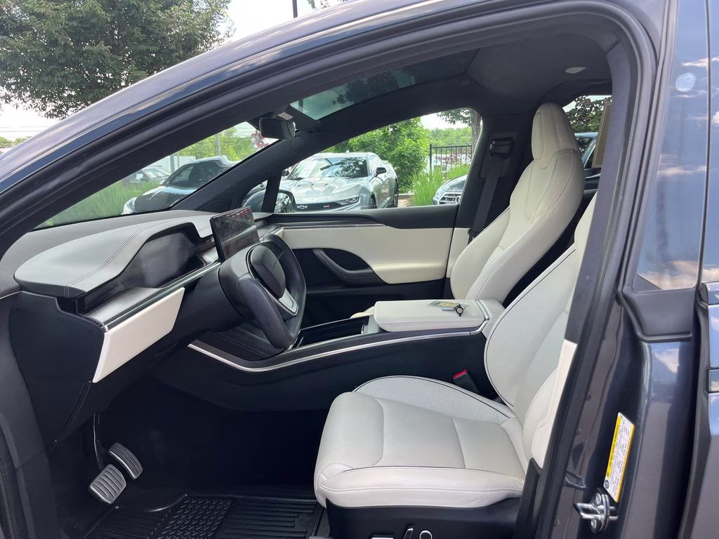 2022 Gray Tesla Model X Plaid AWD SUV