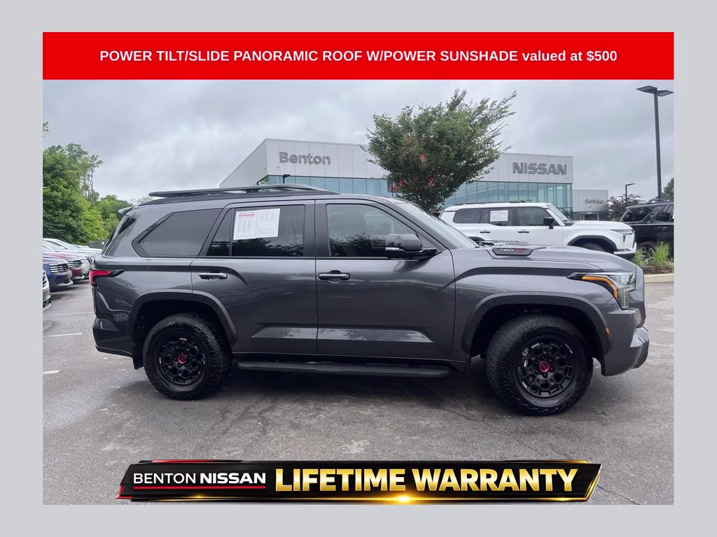 2025 Magnetic Gray Metallic Toyota Sequoia TRD Pro 4X4 SUV