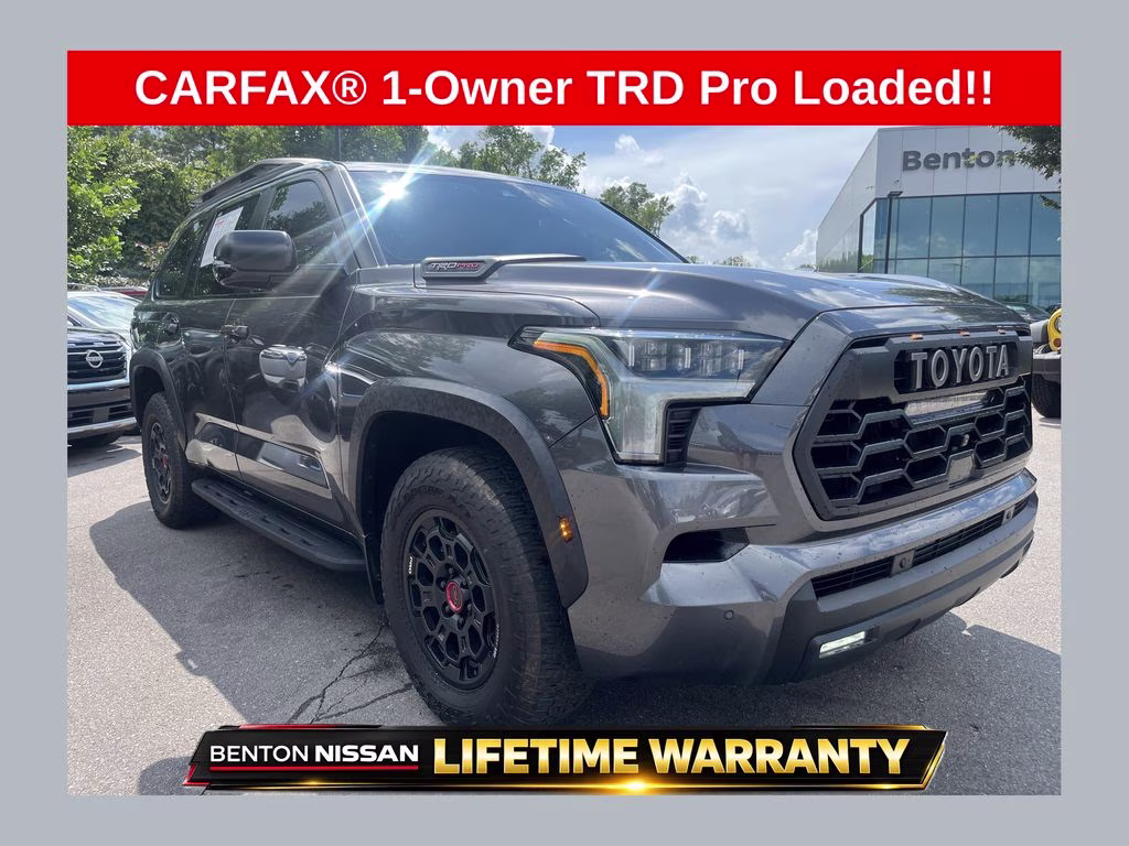 2025 Magnetic Gray Metallic Toyota Sequoia TRD Pro 4X4 SUV