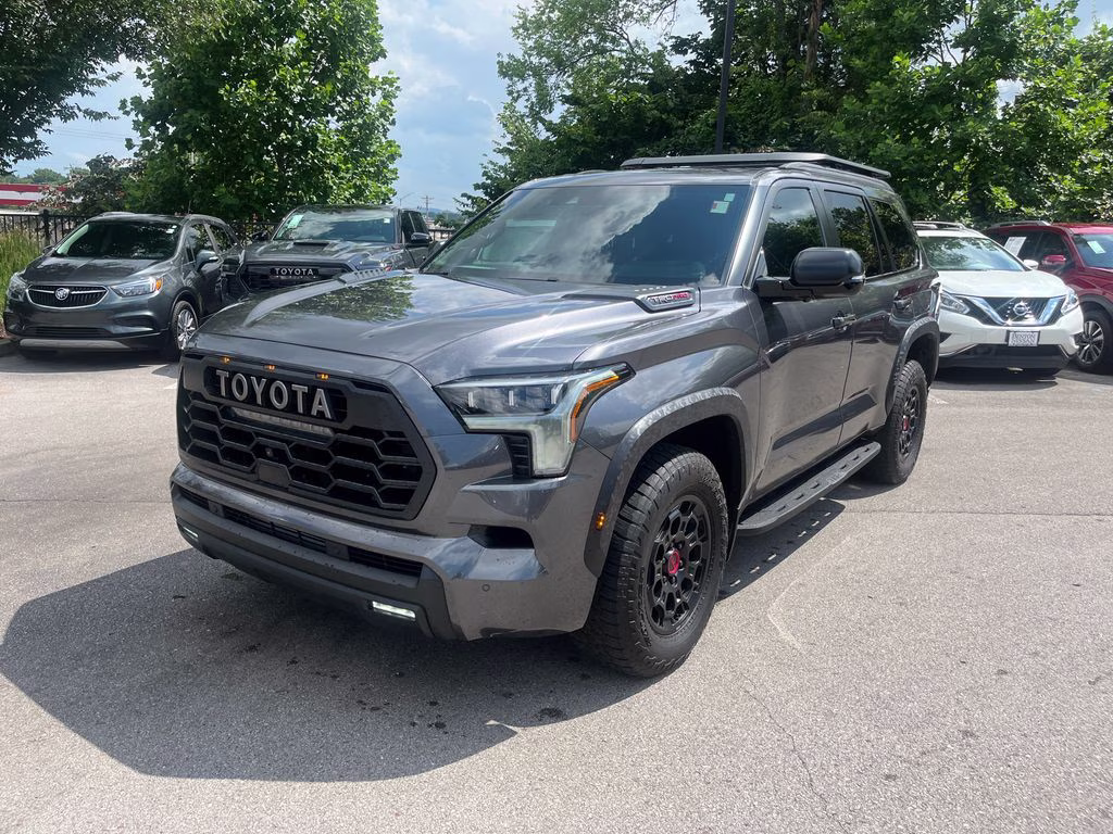 2025 Magnetic Gray Metallic Toyota Sequoia TRD Pro 4X4 SUV