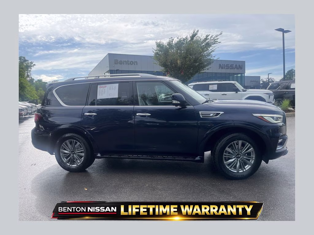 2024 Hermosa Blue INFINITI QX80 LUXE 4X4 SUV