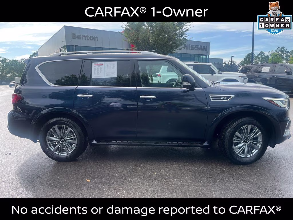 2024 Hermosa Blue INFINITI QX80 LUXE 4X4 SUV