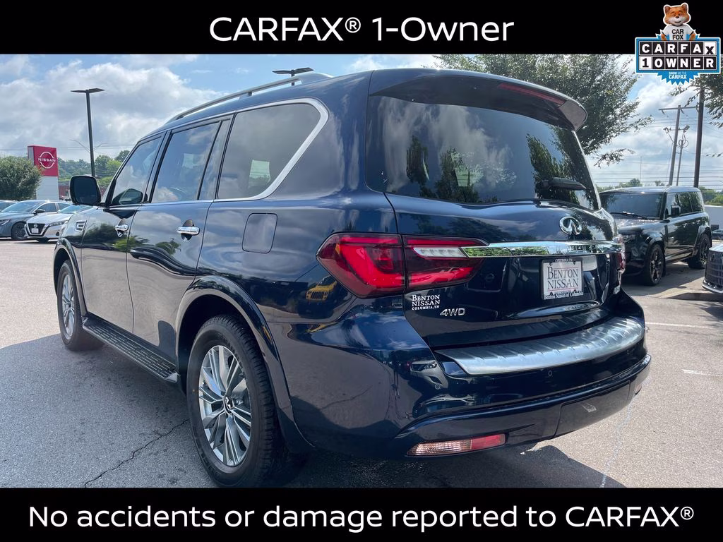 2024 Hermosa Blue INFINITI QX80 LUXE 4X4 SUV