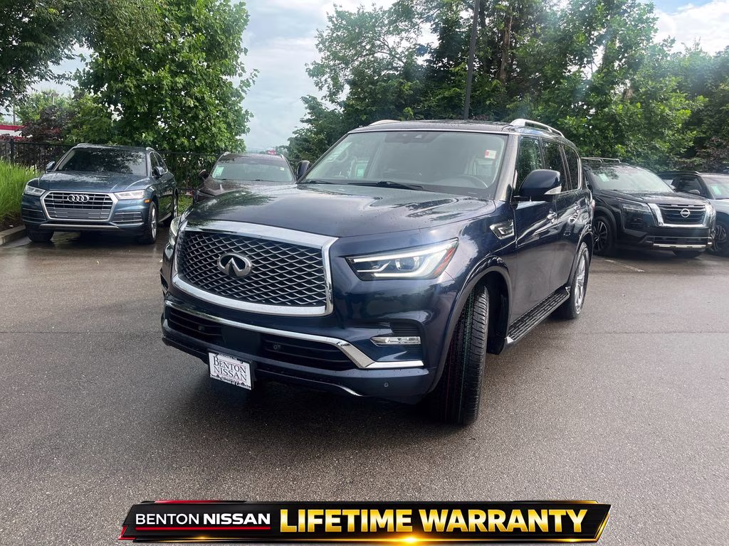 2024 Hermosa Blue INFINITI QX80 LUXE 4X4 SUV