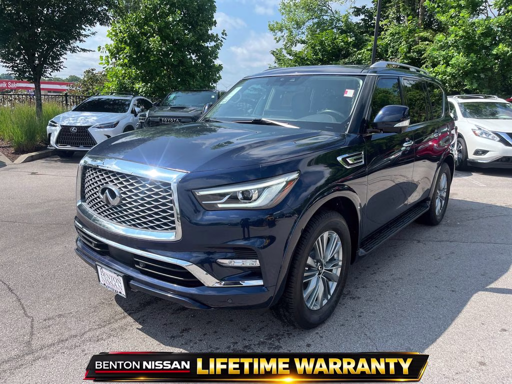 2024 Hermosa Blue INFINITI QX80 LUXE 4X4 SUV