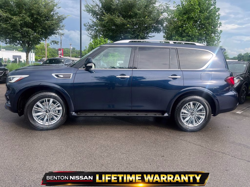 2024 Hermosa Blue INFINITI QX80 LUXE 4X4 SUV