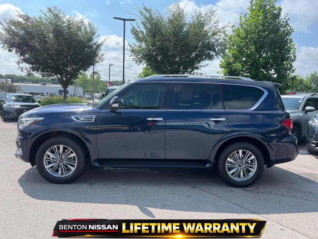 2024 Hermosa Blue INFINITI QX80 LUXE 4X4 SUV