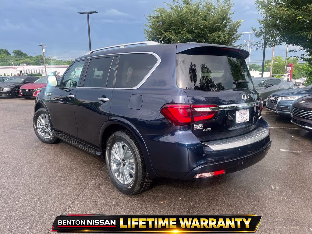2024 Hermosa Blue INFINITI QX80 LUXE 4X4 SUV