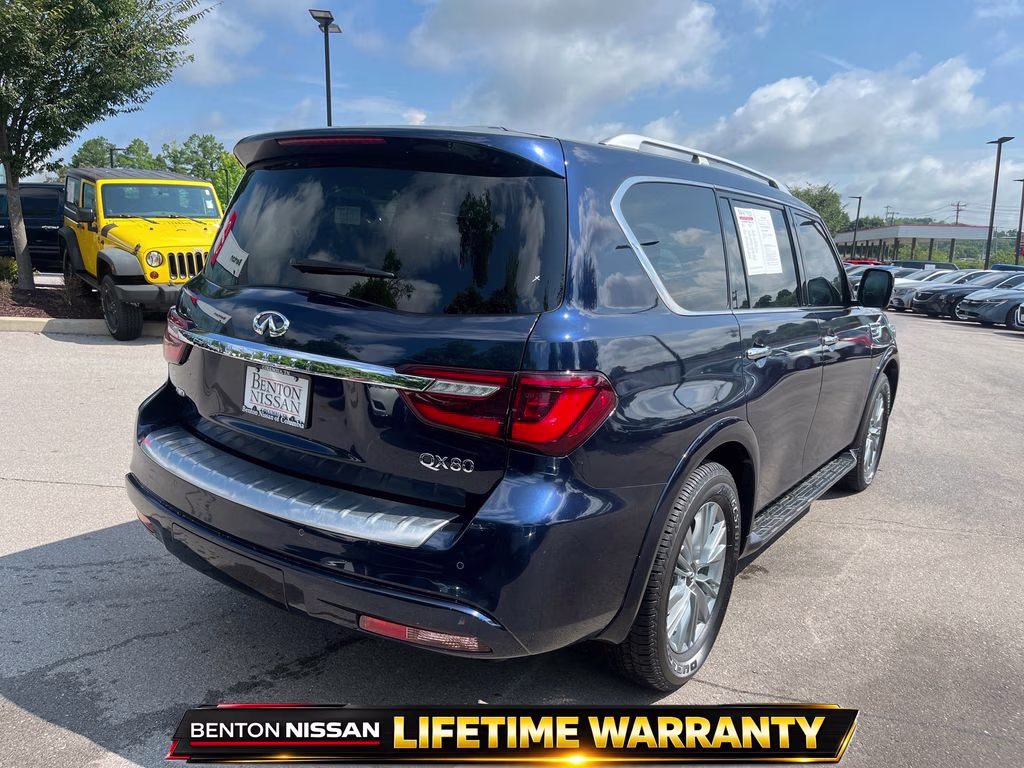 2024 Hermosa Blue INFINITI QX80 LUXE 4X4 SUV