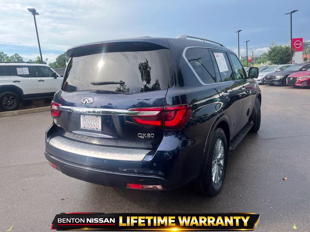 2024 Hermosa Blue INFINITI QX80 LUXE 4X4 SUV
