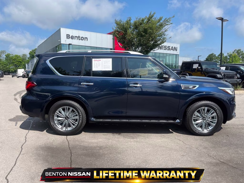 2024 Hermosa Blue INFINITI QX80 LUXE 4X4 SUV