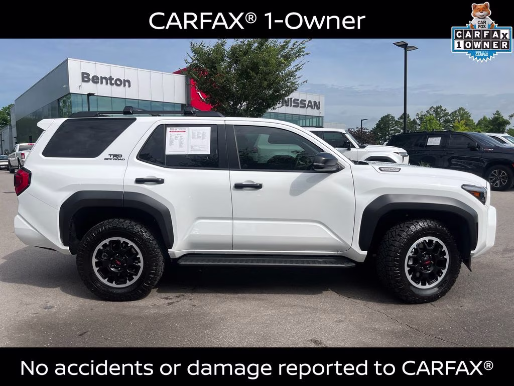 2025 White Toyota 4Runner i-FORCE MAX Hybrid TRD Off Road 4X4 SUV