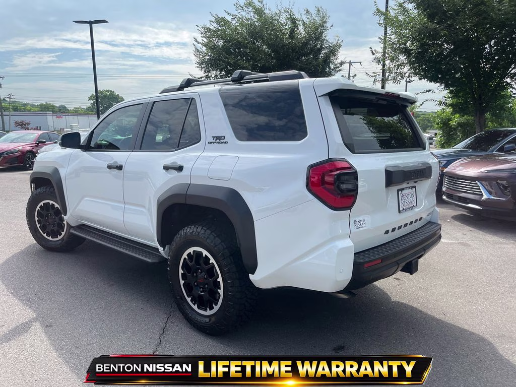 2025 White Toyota 4Runner i-FORCE MAX Hybrid TRD Off Road 4X4 SUV