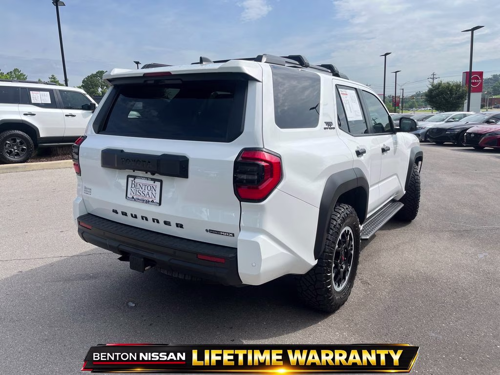 2025 White Toyota 4Runner i-FORCE MAX Hybrid TRD Off Road 4X4 SUV