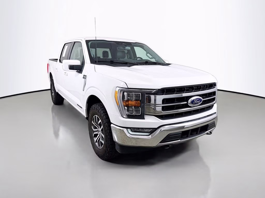 2021 Oxford White Ford F-150 Lariat 4X4 Truck