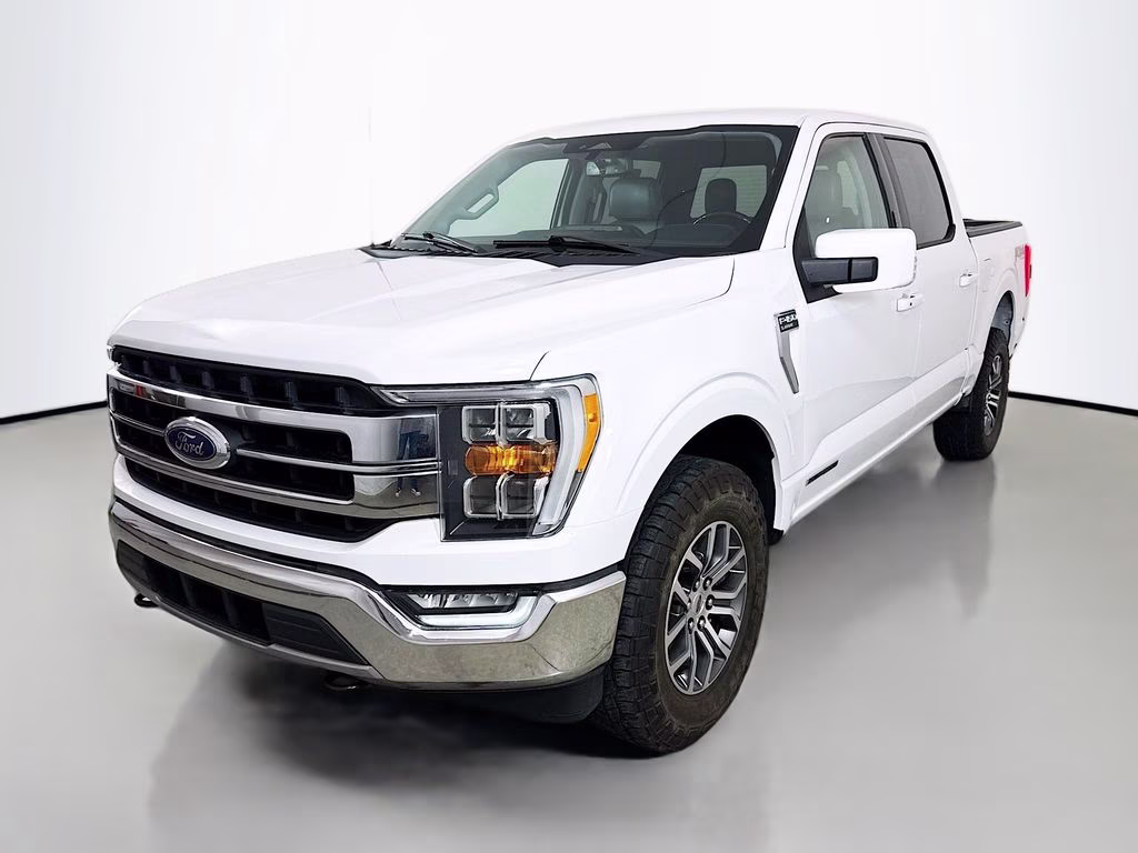 2021 Oxford White Ford F-150 Lariat 4X4 Truck