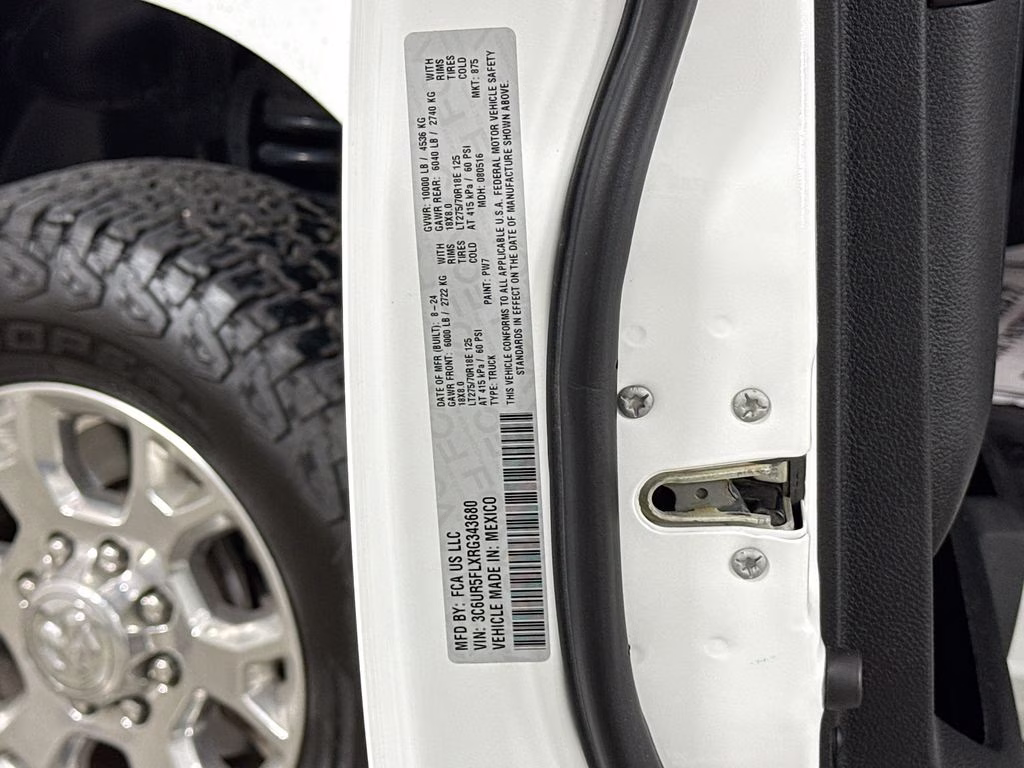 2024 Bright White Clearcoat Ram 2500 Laramie 4X4 Truck