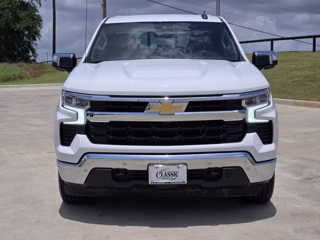 2025 Summit White Chevrolet Silverado 1500 LT 4X4 Truck