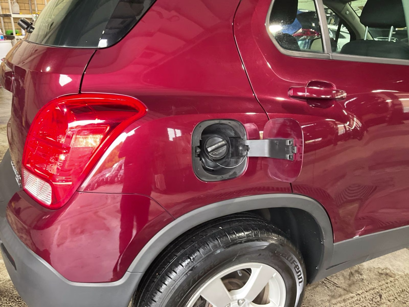 2016 Crimson Metallic Chevrolet Trax LS AWD SUV