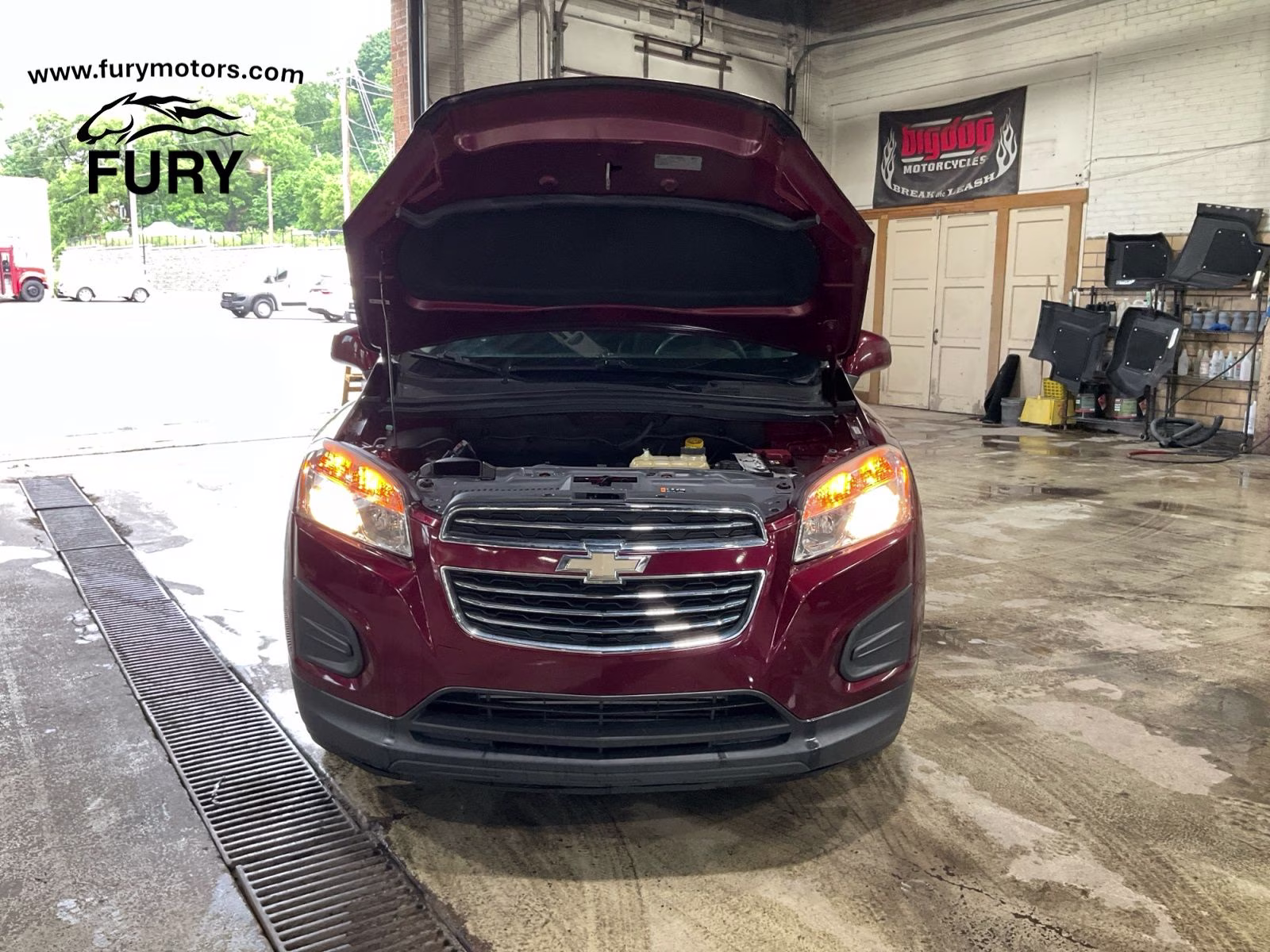 2016 Crimson Metallic Chevrolet Trax LS AWD SUV