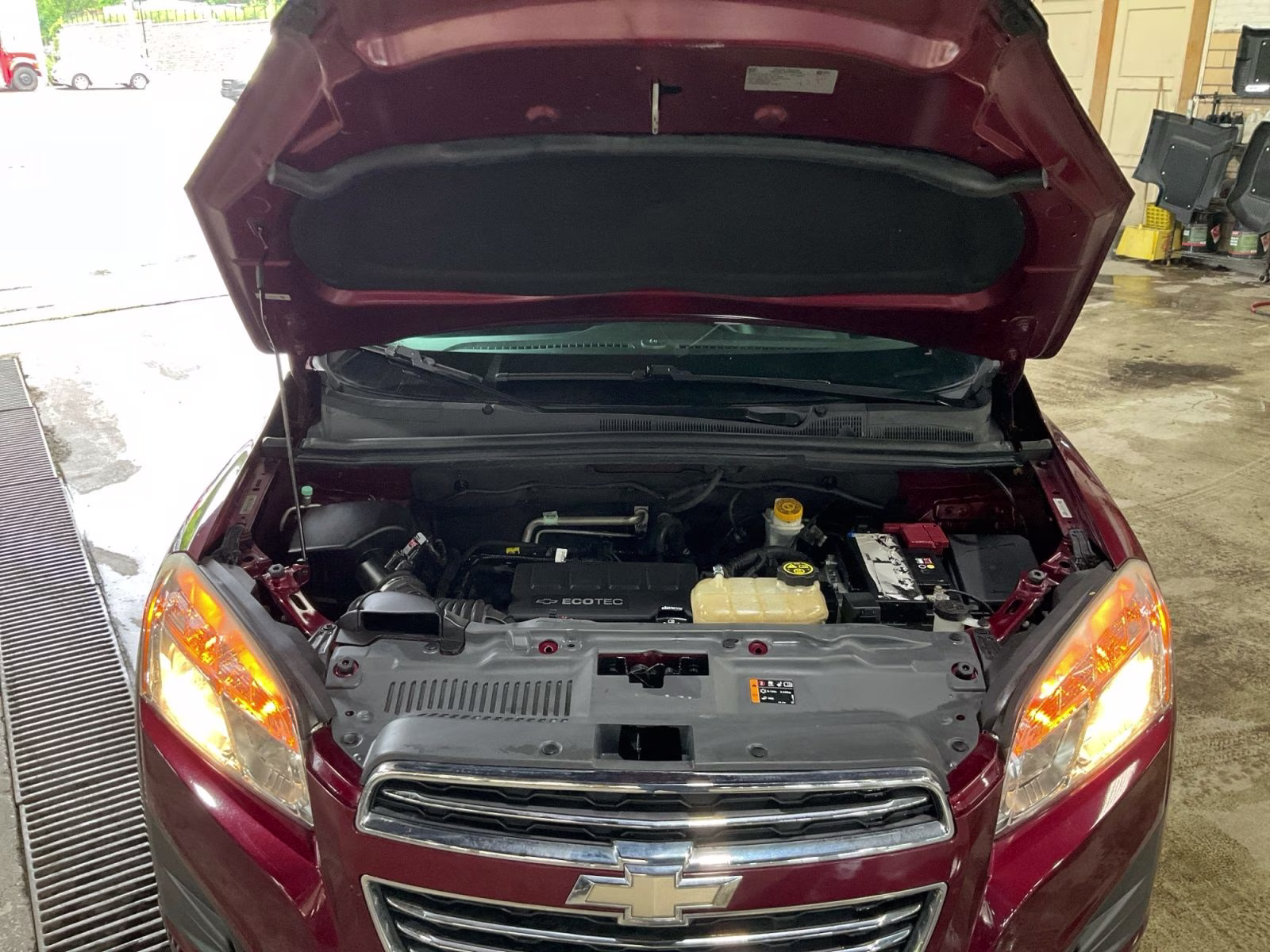 2016 Crimson Metallic Chevrolet Trax LS AWD SUV