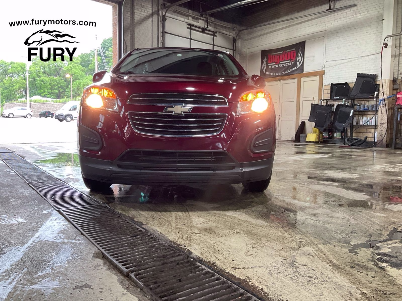 2016 Crimson Metallic Chevrolet Trax LS AWD SUV