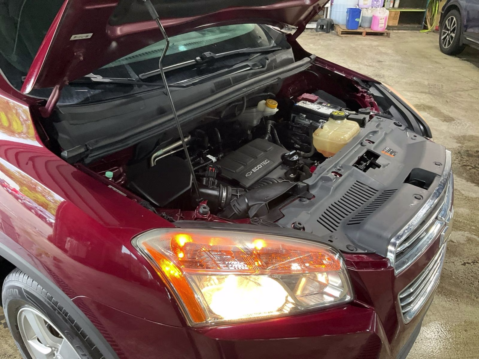 2016 Crimson Metallic Chevrolet Trax LS AWD SUV