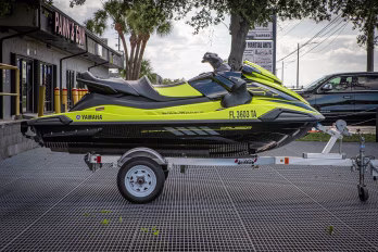 2021 Lime Yellow Yamaha VX Cruiser HO with Audio Personal Watercraft