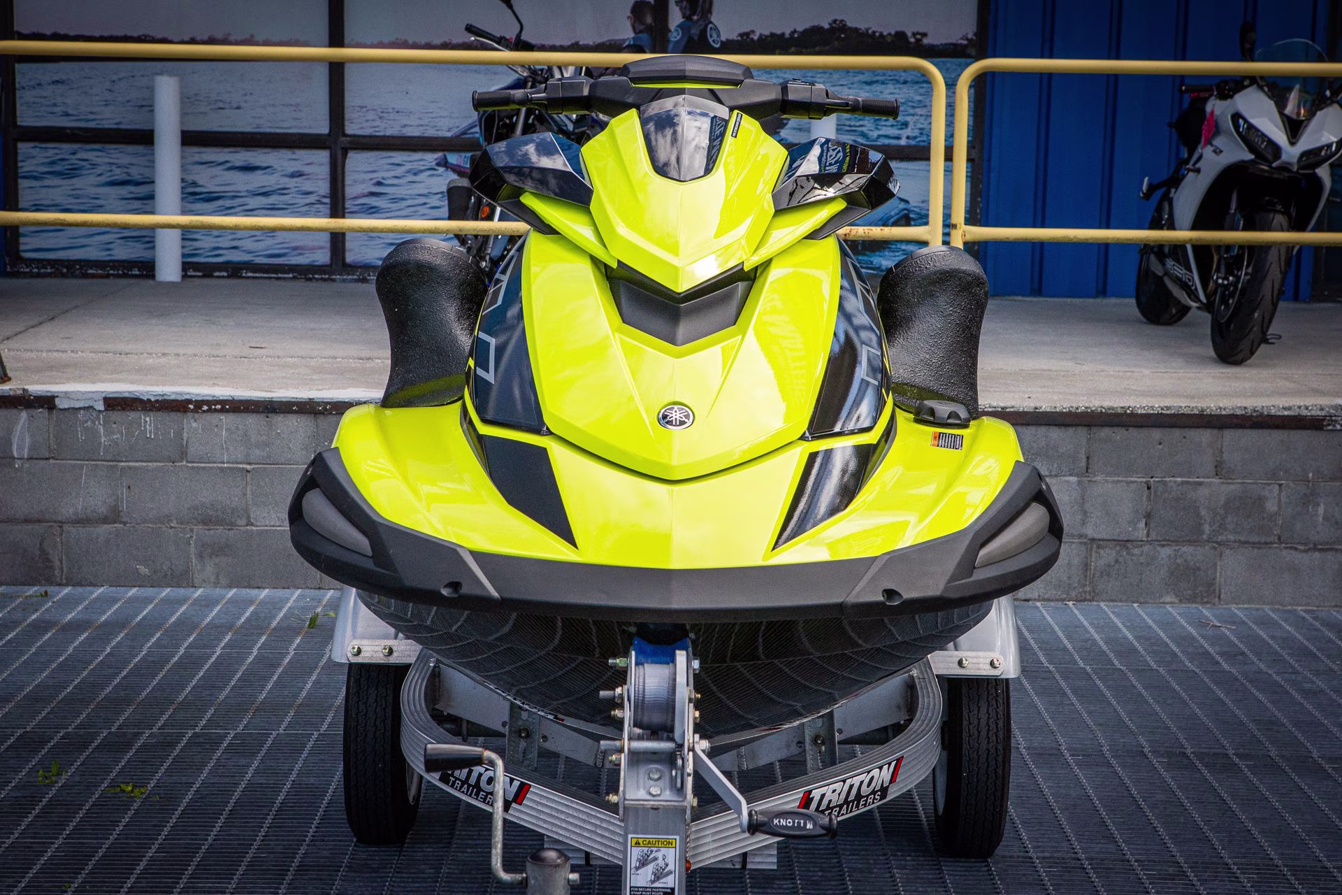 2021 Lime Yellow Yamaha VX Cruiser HO with Audio Personal Watercraft