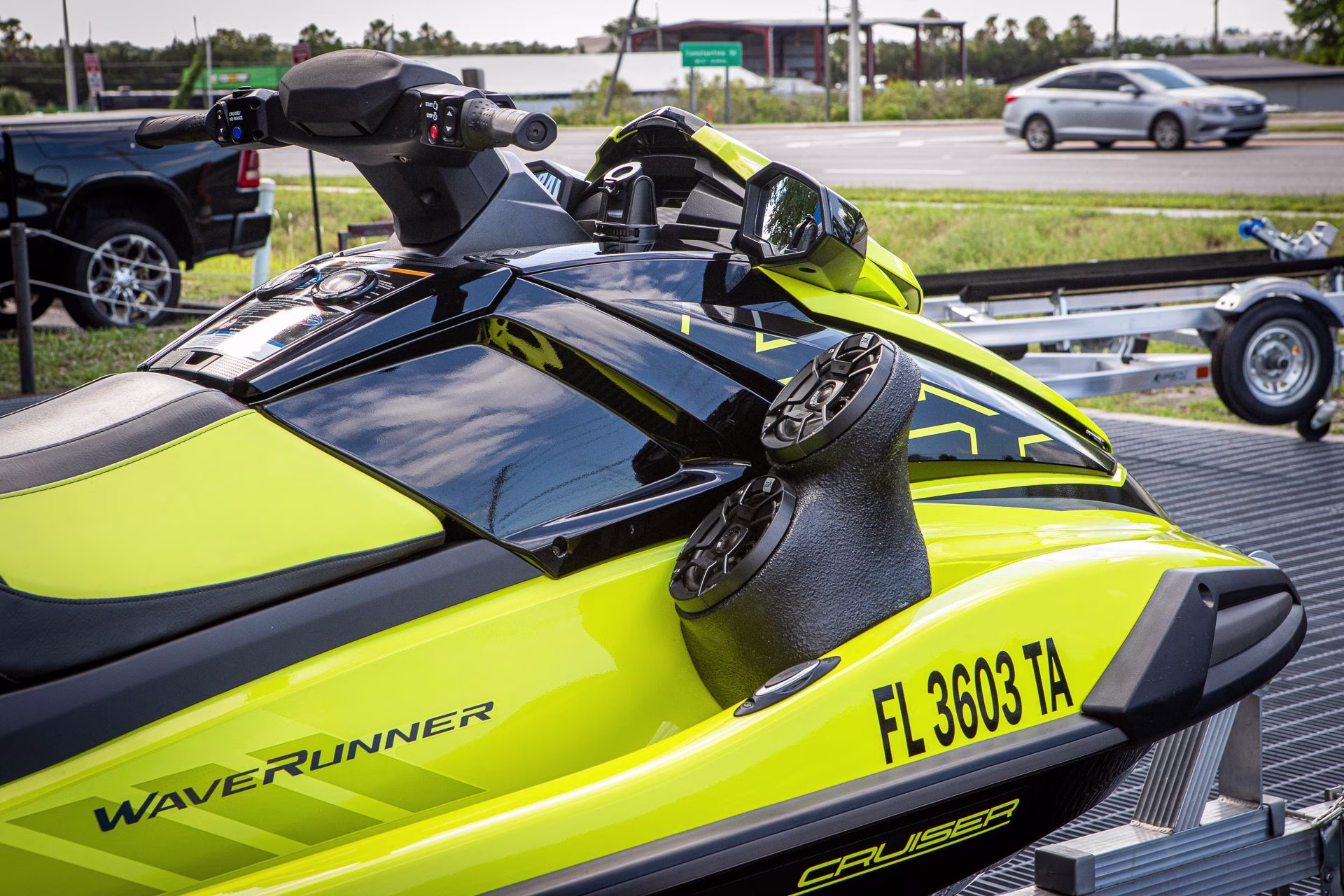 2021 Lime Yellow Yamaha VX Cruiser HO with Audio Personal Watercraft