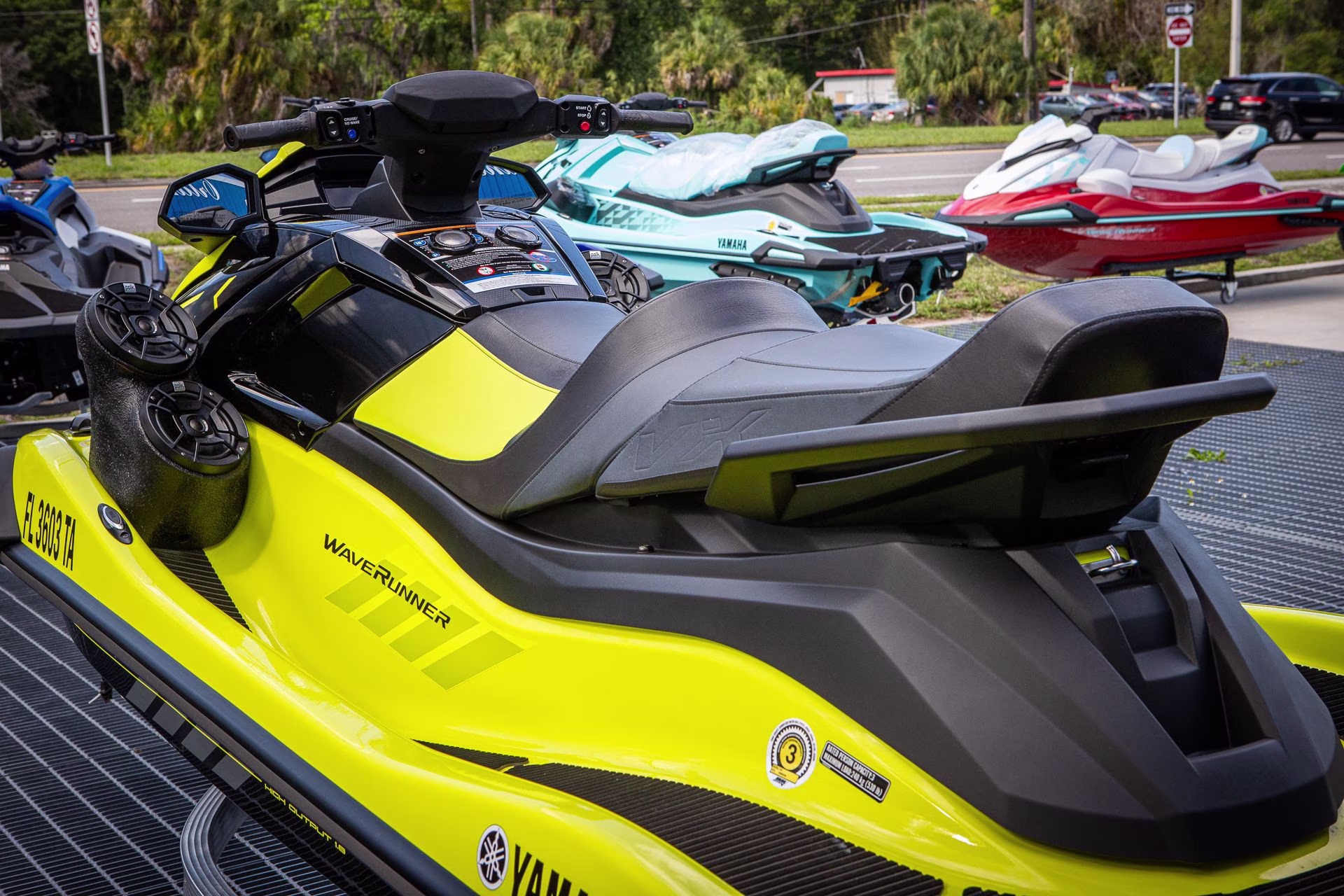 2021 Lime Yellow Yamaha VX Cruiser HO with Audio Personal Watercraft
