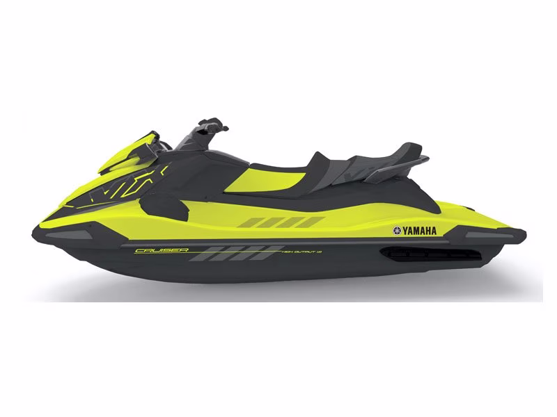 2021 Lime Yellow Yamaha VX Cruiser HO with Audio Personal Watercraft