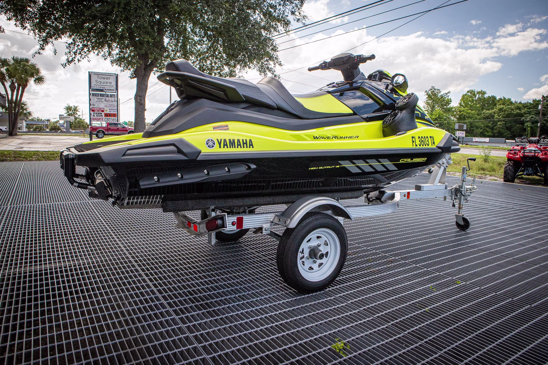 2021 Lime Yellow Yamaha VX Cruiser HO with Audio Personal Watercraft