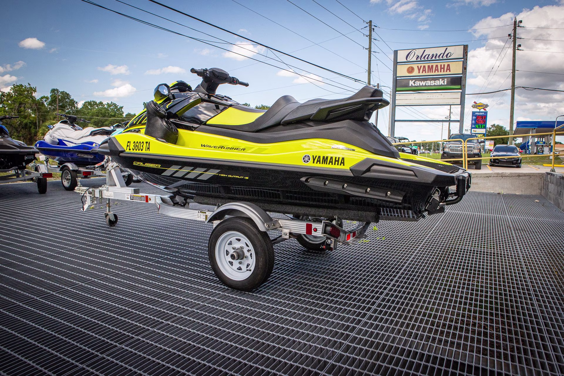 2021 Lime Yellow Yamaha VX Cruiser HO with Audio Personal Watercraft