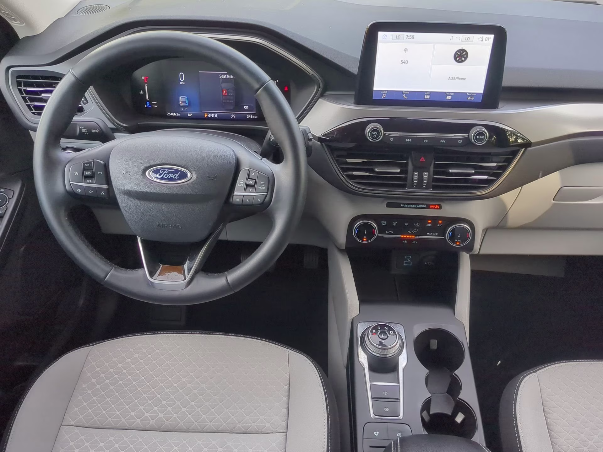 2023 Agate Black Metallic Ford Escape Active FWD SUV