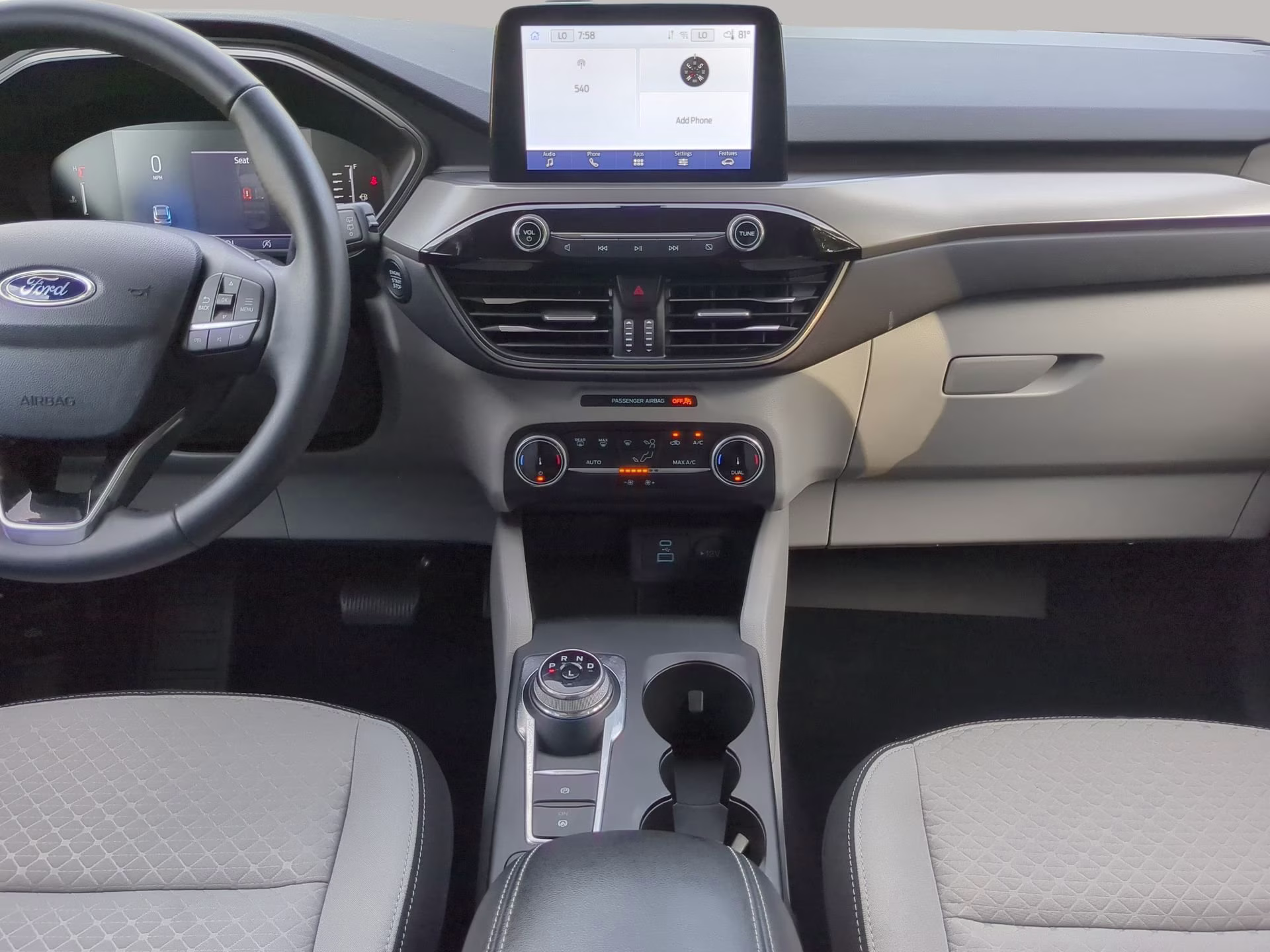 2023 Agate Black Metallic Ford Escape Active FWD SUV