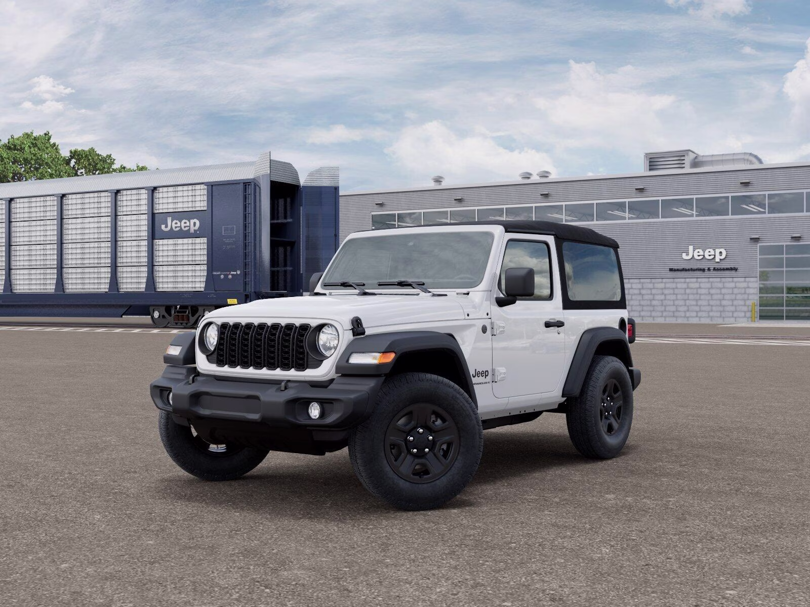2026 Bright White Clear Coat Jeep Wrangler Wrangler 2-door Sport 2-door