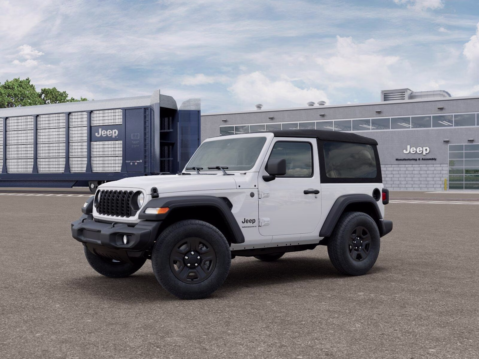 2026 Bright White Clear Coat Jeep Wrangler Wrangler 2-door Sport 2-door
