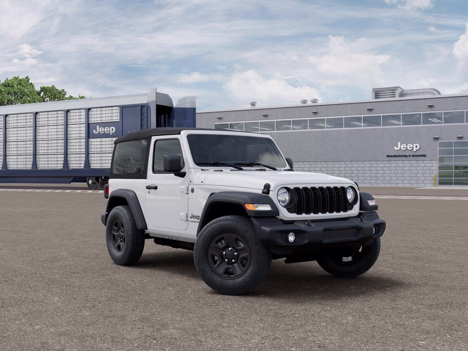 2026 Bright White Clear Coat Jeep Wrangler Wrangler 2-door Sport 2-door