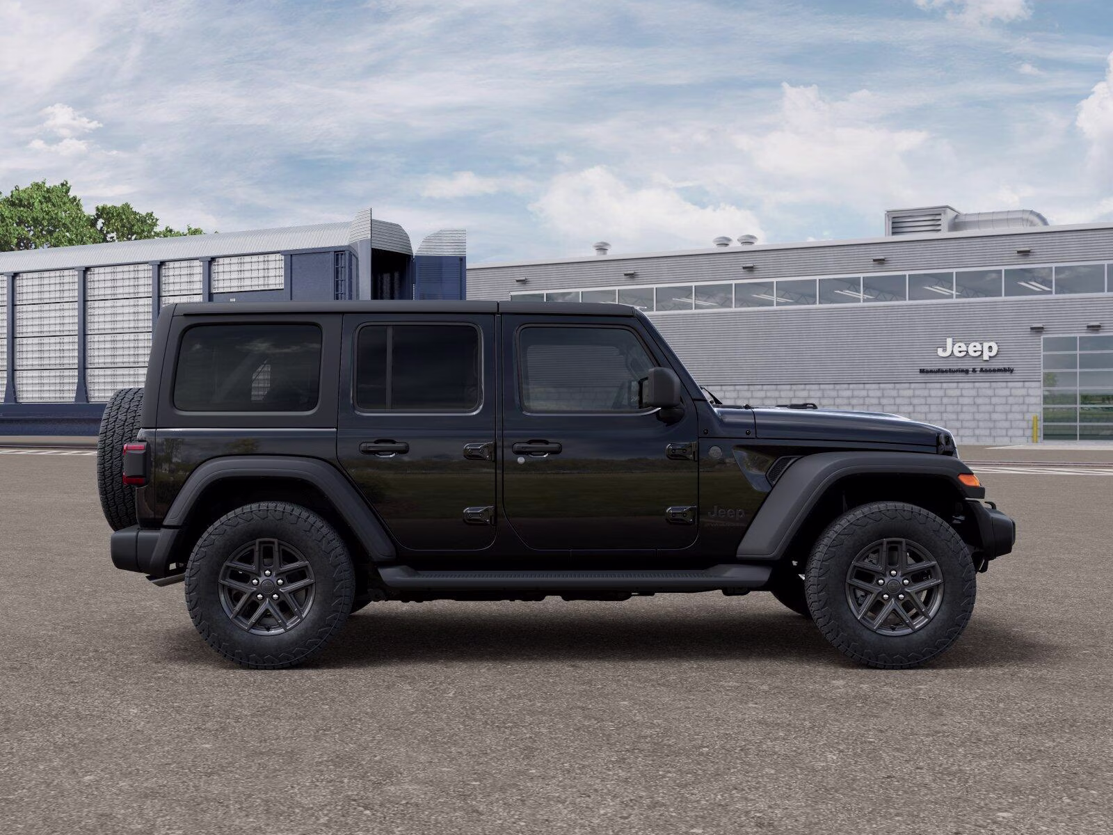 2026 Black Clear Coat Jeep Wrangler Wrangler 4-door Sport S 4-door