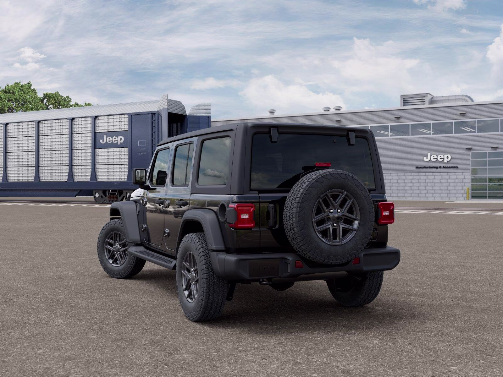 2026 Black Clear Coat Jeep Wrangler Wrangler 4-door Sport S 4-door