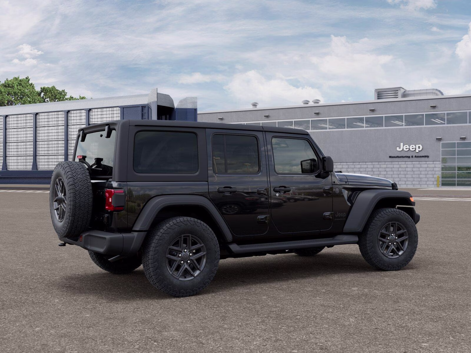 2026 Black Clear Coat Jeep Wrangler Wrangler 4-door Sport S 4-door