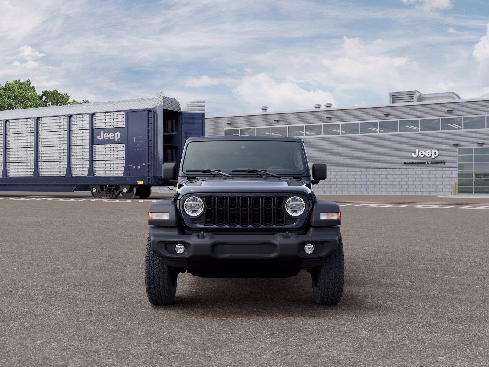 2026 Black Clear Coat Jeep Wrangler Wrangler 4-door Sport S 4-door